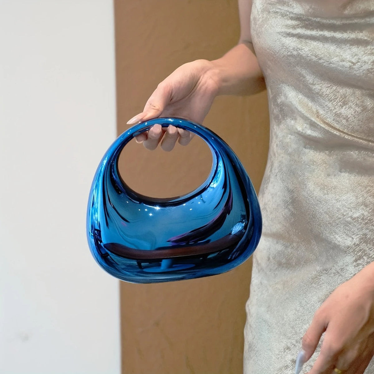 Nova Sculptural Clutch Bag