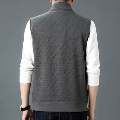 Vitro Checkered Knit Vest