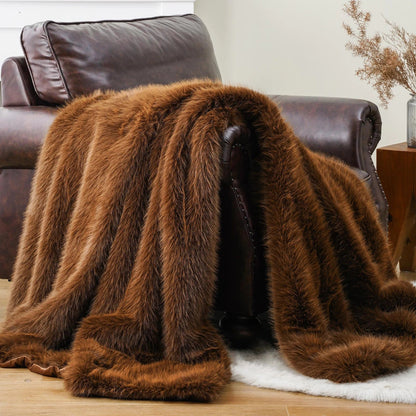 Haven Faux Fur Throw Blanket