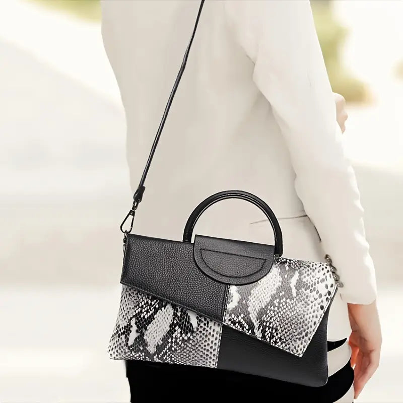 Serpenza Snake Embossed Bag