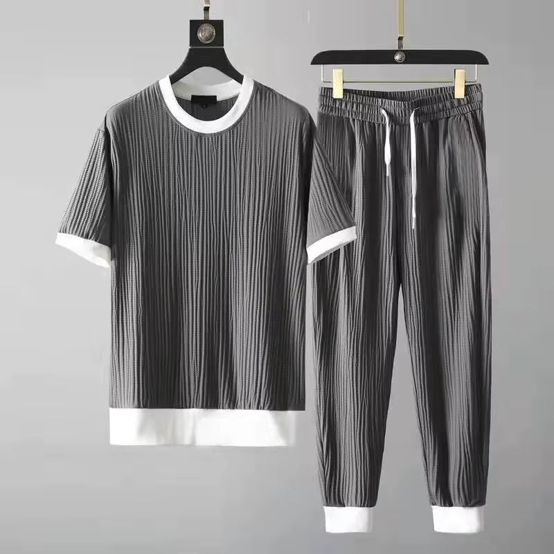 Off-Duty Pleated Set