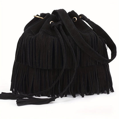 Canyon Fringe Bucket Bag