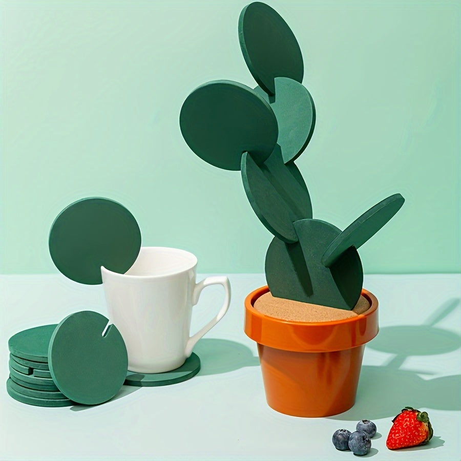 Cactus Coaster Plant Set