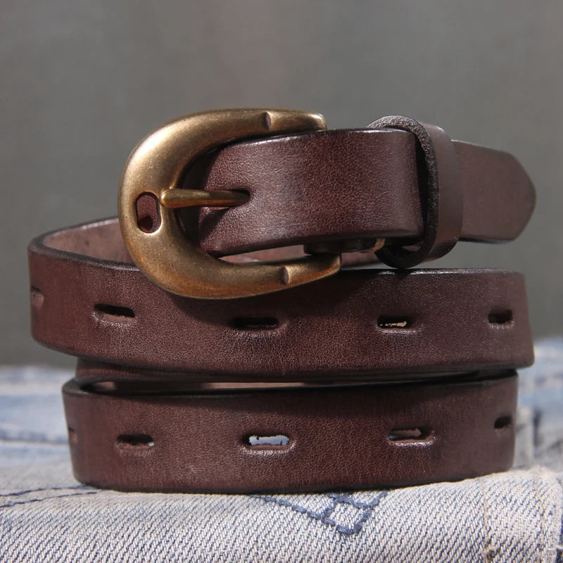 Regalia Brass Buckle Belt