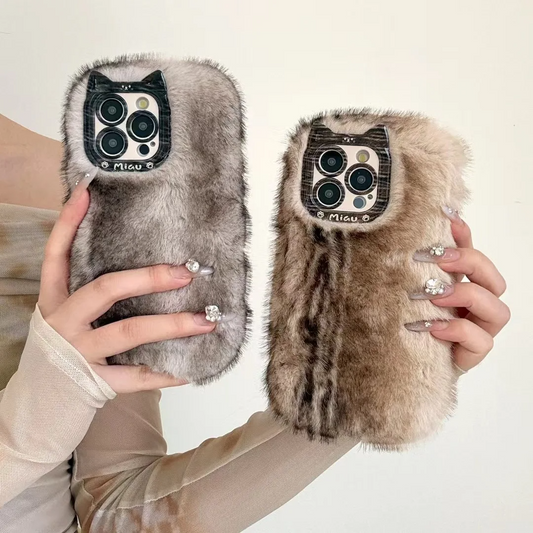 Félin Furry iPhone Case