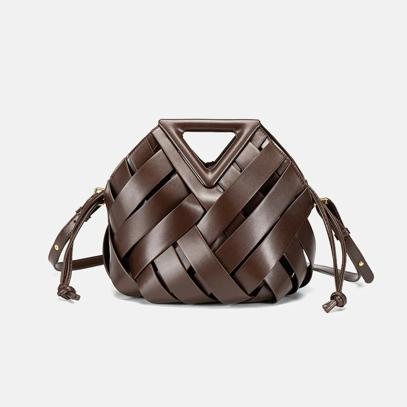 Aeris Woven Bucket Bag