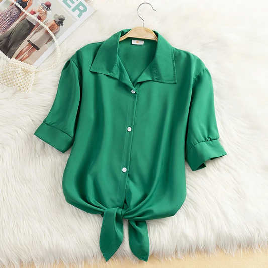 Muse Tie-Off Blouse