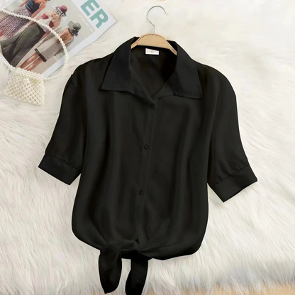 Muse Tie-Off Blouse