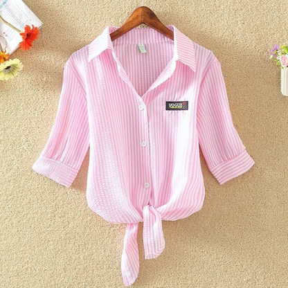 Muse Tie-Off Blouse