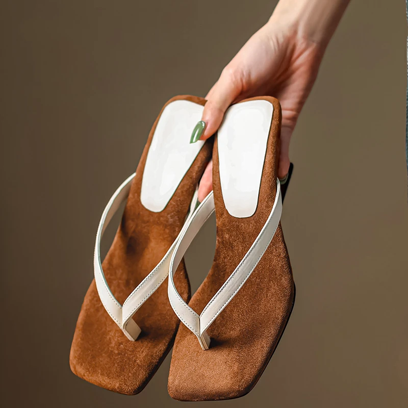 Solevra Square-Toe Heel