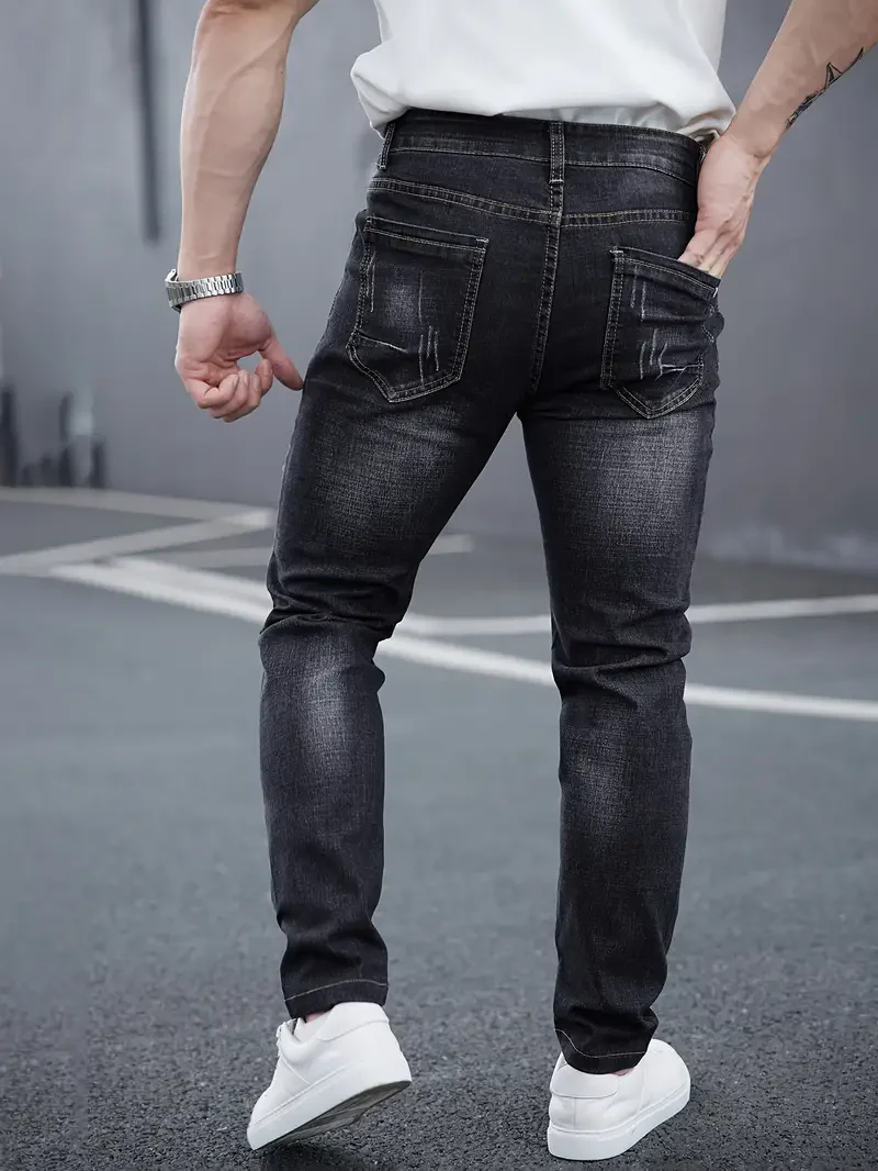 Savage Cut Tapered Jeans