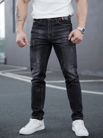 Savage Cut Tapered Jeans
