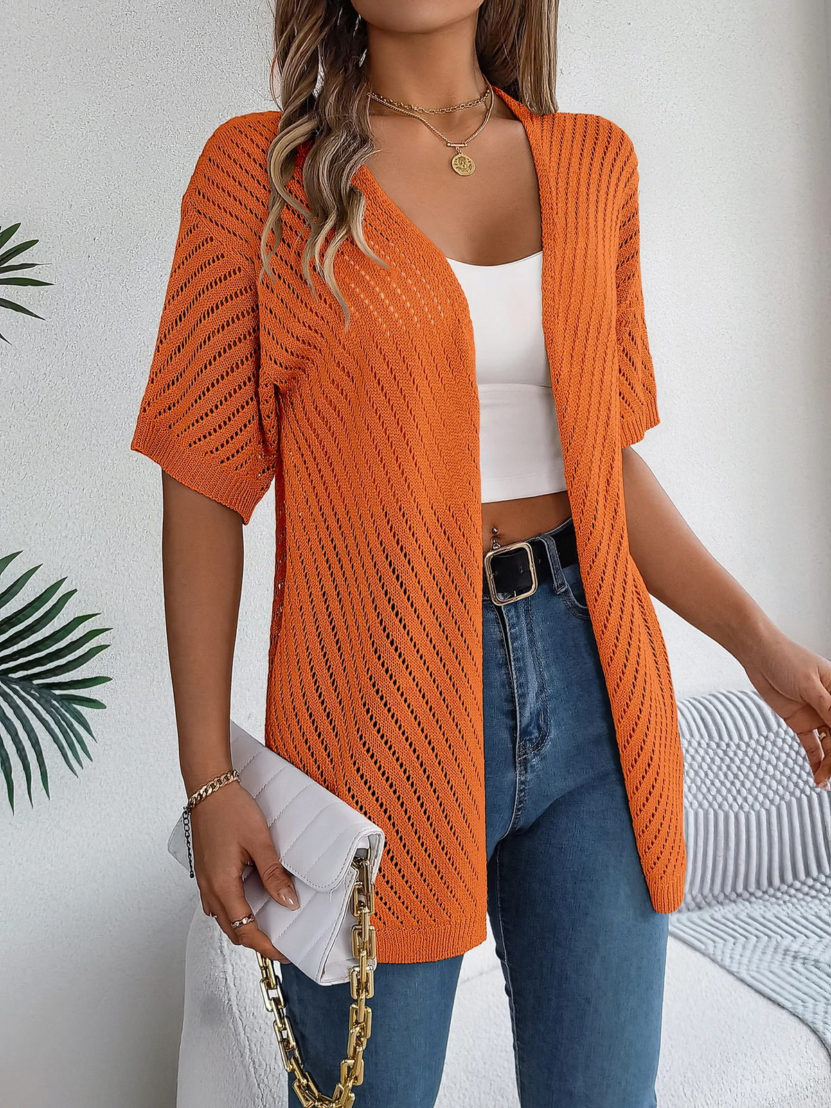 Breeze Chevron Knit Cardigan