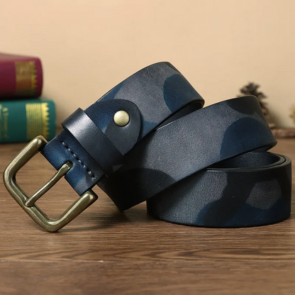 Recon Camo Leather Belt