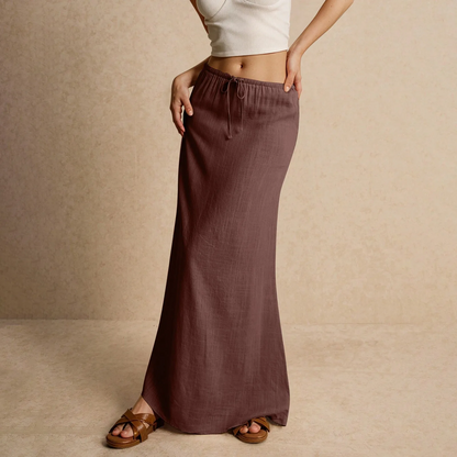 Muse Maxi Drape Skirt