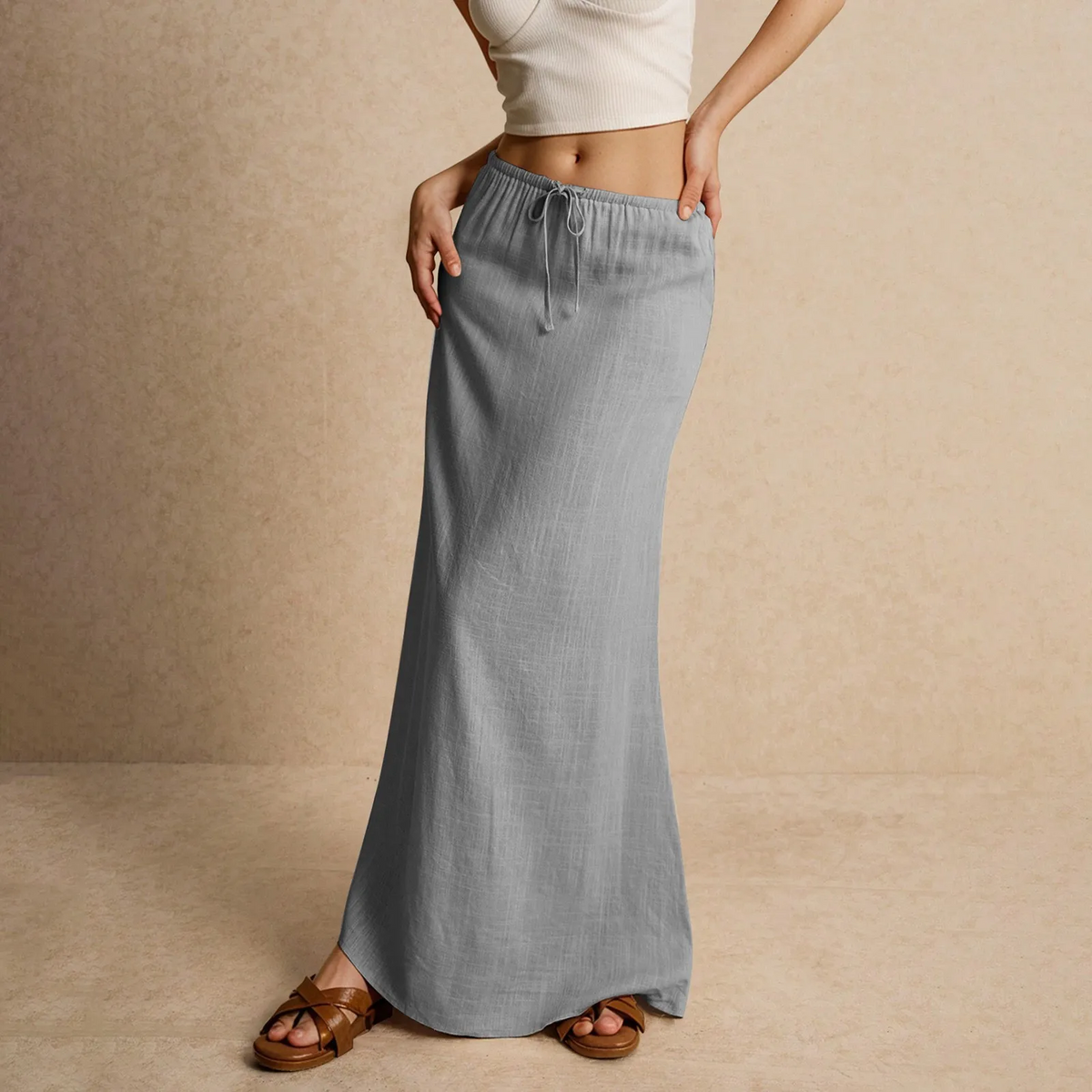 Muse Maxi Drape Skirt