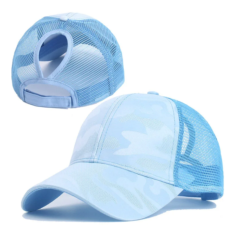 Camo High Pony Cap