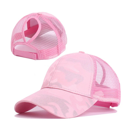 Camo High Pony Cap