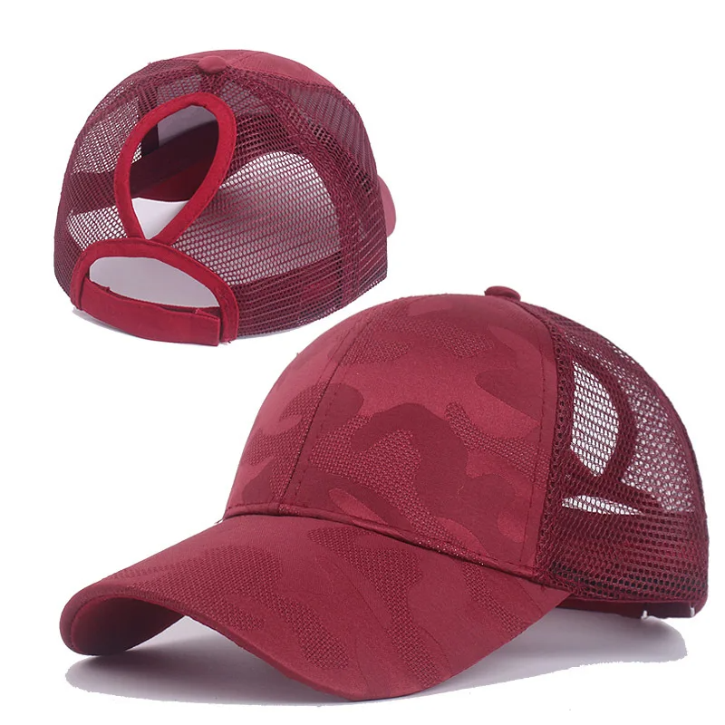 Camo High Pony Cap