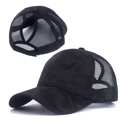 Camo High Pony Cap