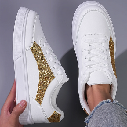 Halo Accented Panel Sneaker