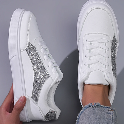 Halo Accented Panel Sneaker