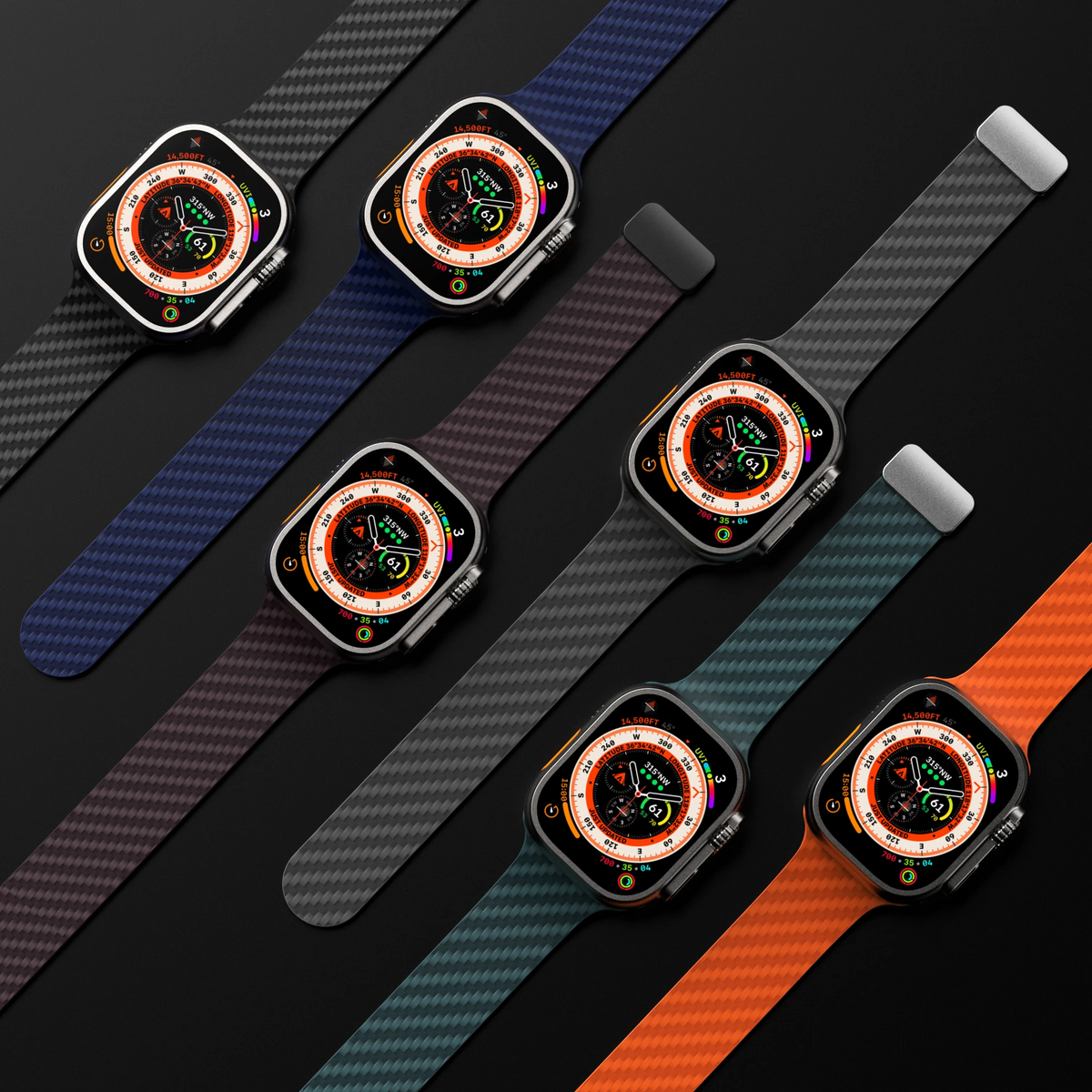 Fury Carbon Fiber Apple Watch Band