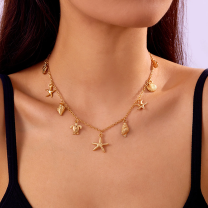 Sirene Ocean Charm Necklace