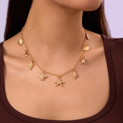 Sirene Ocean Charm Necklace