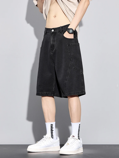Offset Denim Short