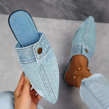 Denim Theory Mule Slide