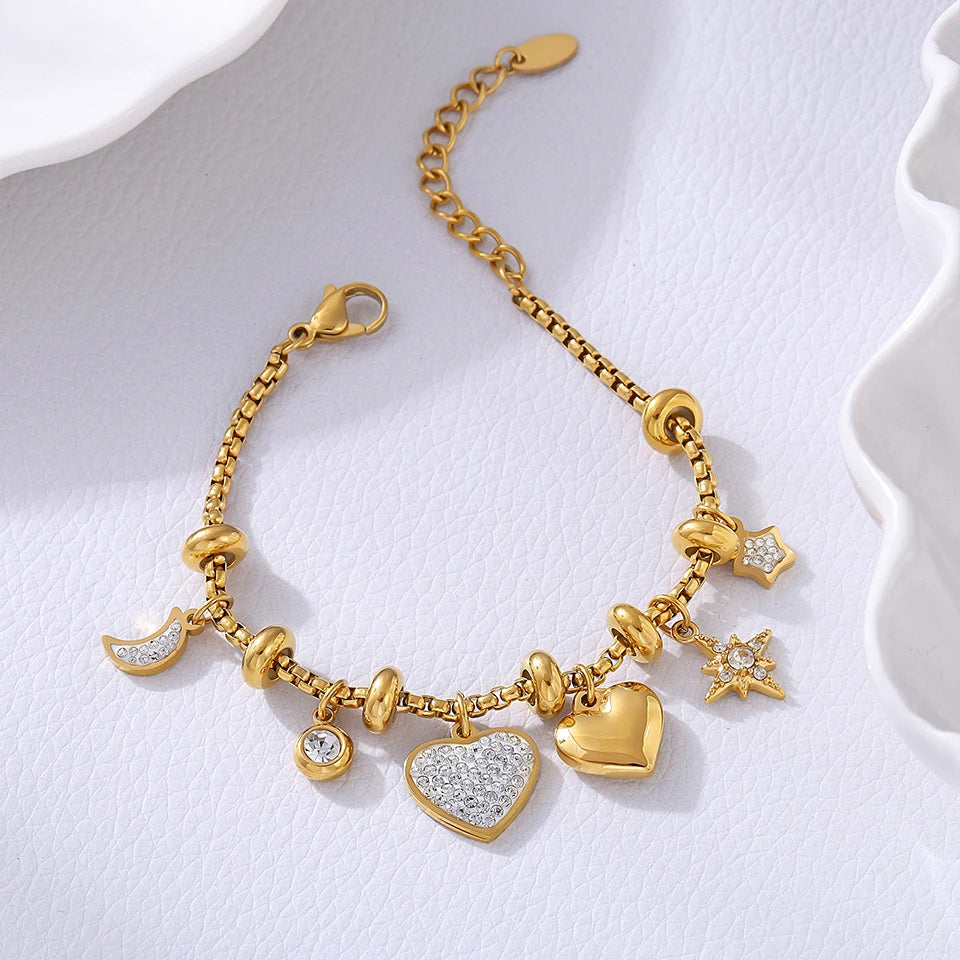 Céleste d’Amour Charm Bracelet