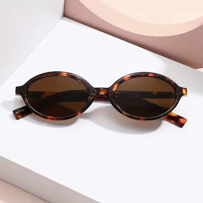 Demi Retro Oval Sunglasses