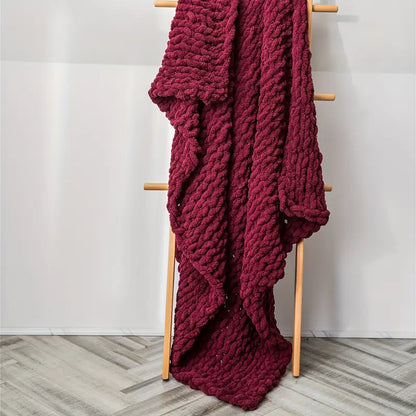 Knot & Nest Chenille Throw Blanket