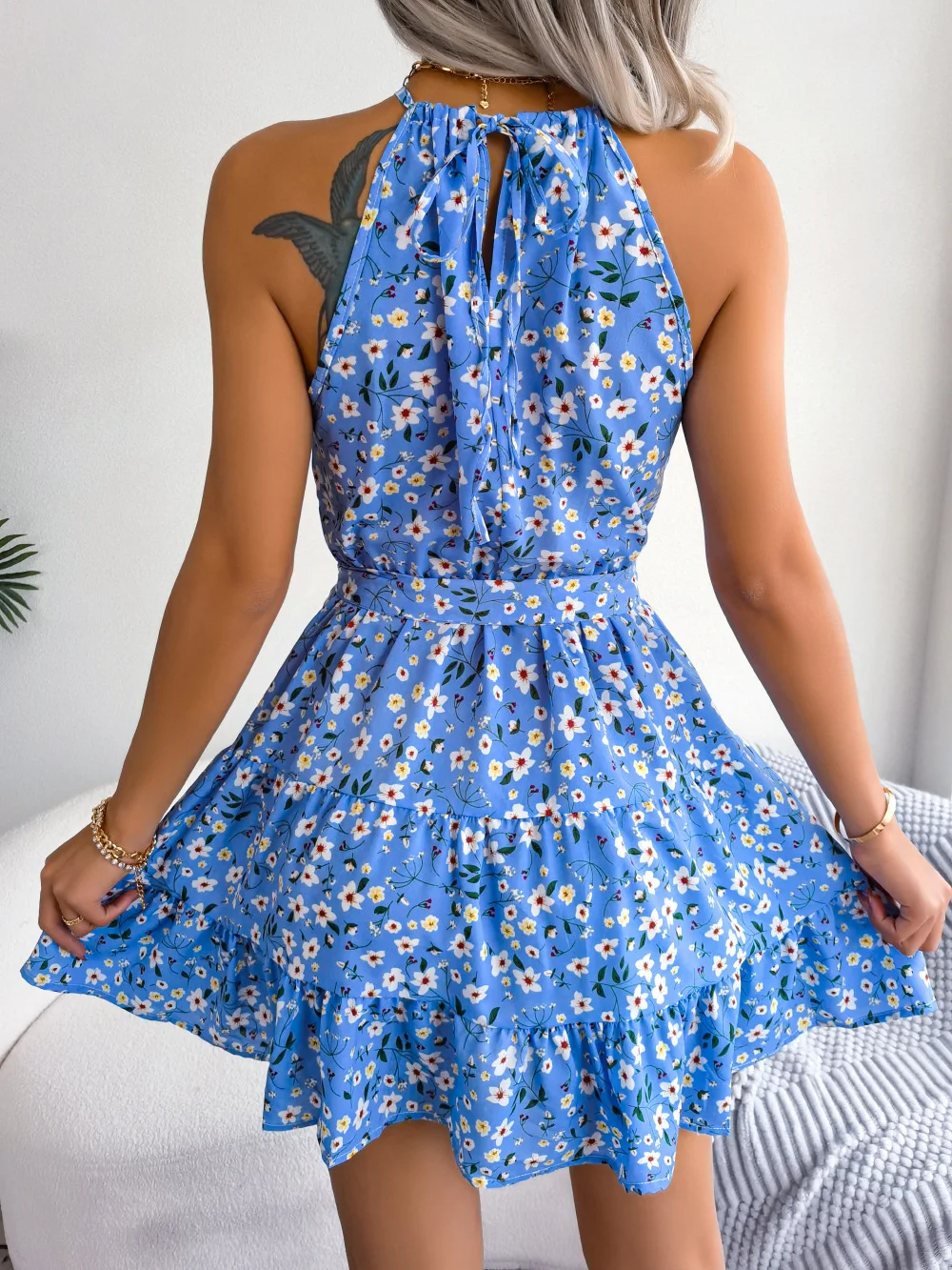 Bellavue Tiered Floral Dress