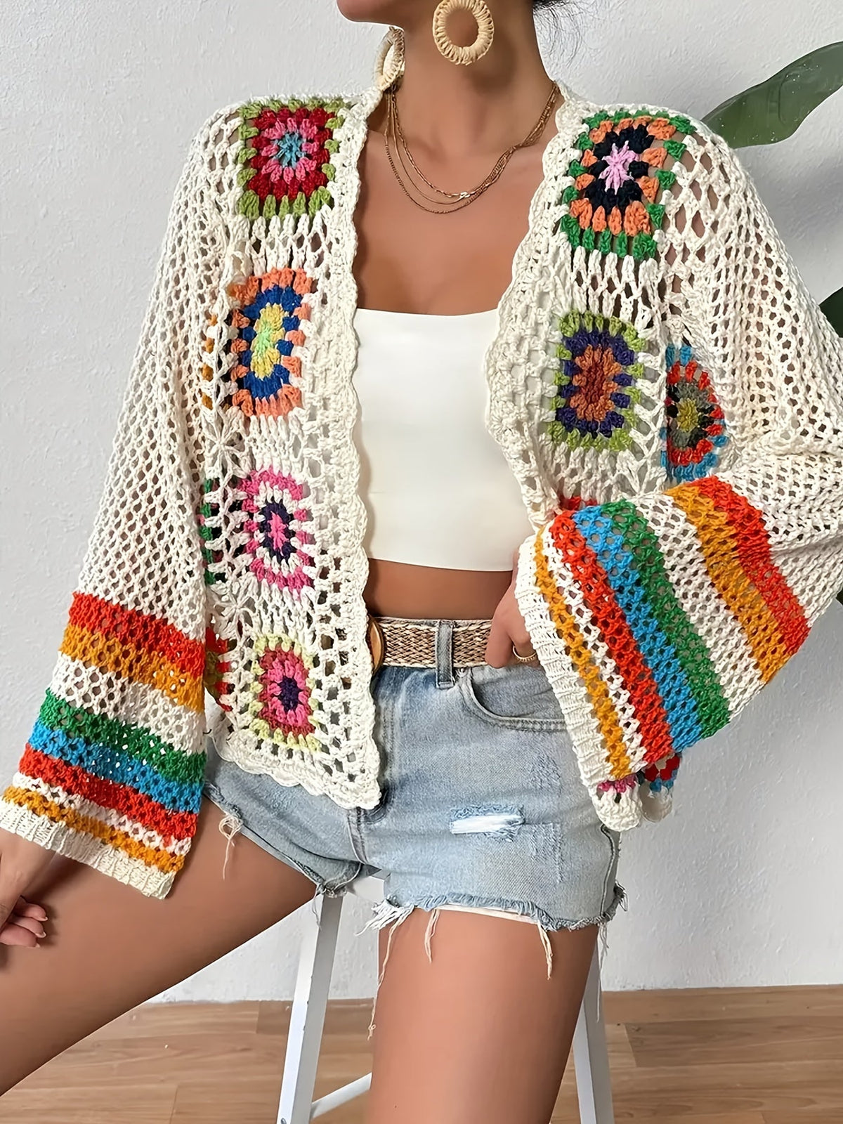 Eden Mosiac Crochet Cardigan