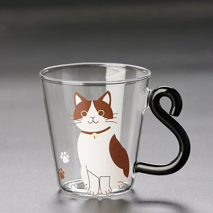 Feline Glass Mug
