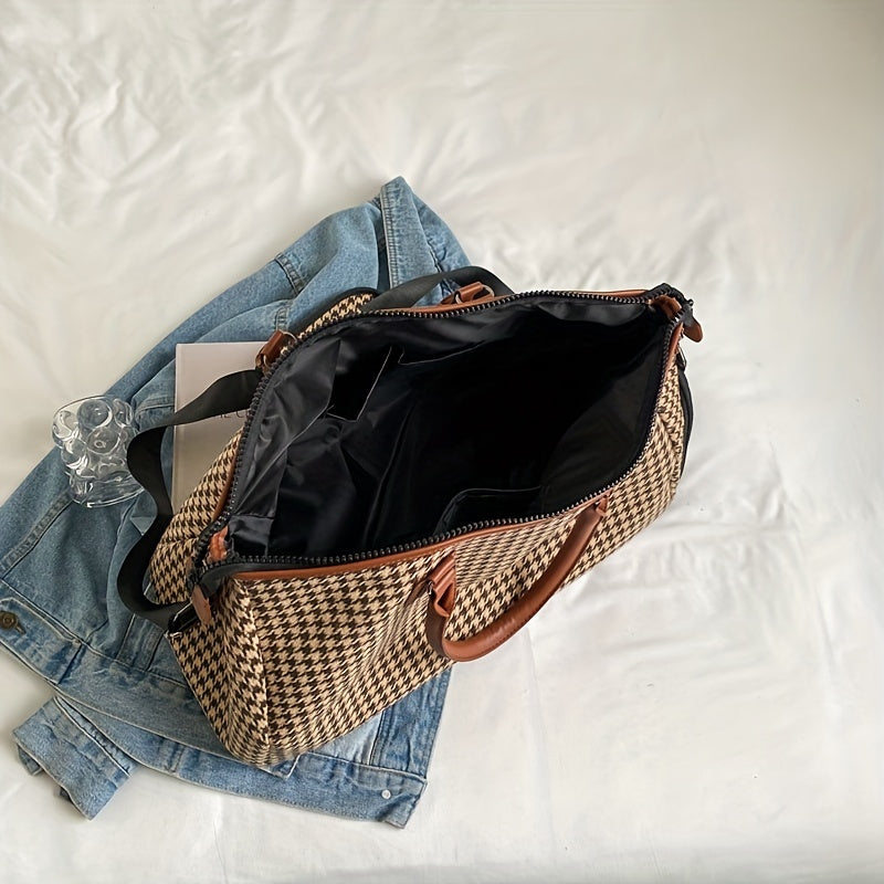 Avenue Houndstooth Weekender Bag