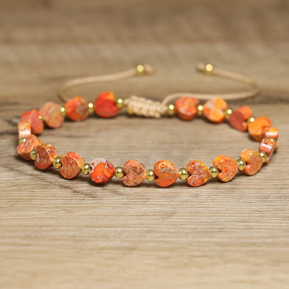 Heartline Stone Bracelet