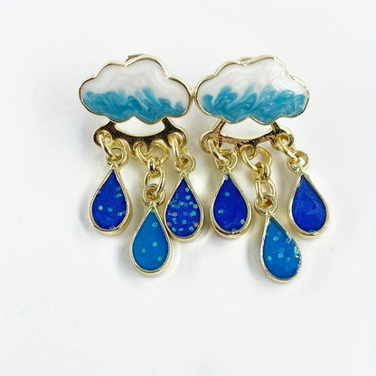 Raindrop Charm Earring