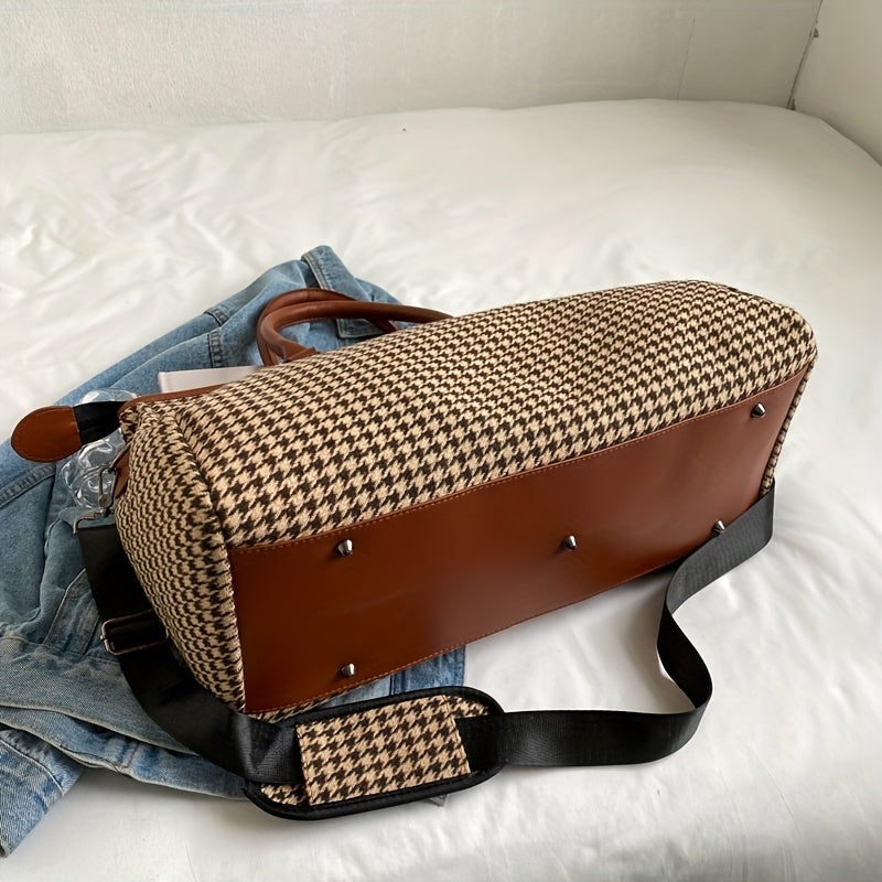 Avenue Houndstooth Weekender Bag