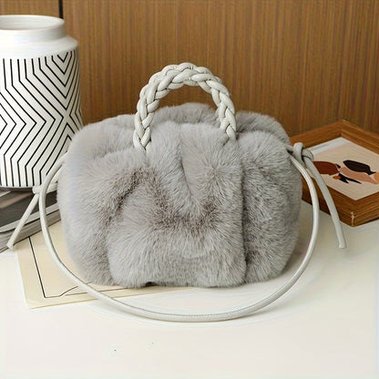 Pomme Plush Crossbody Bag