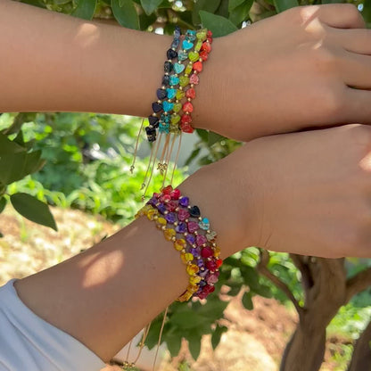 Heartline Stone Bracelet