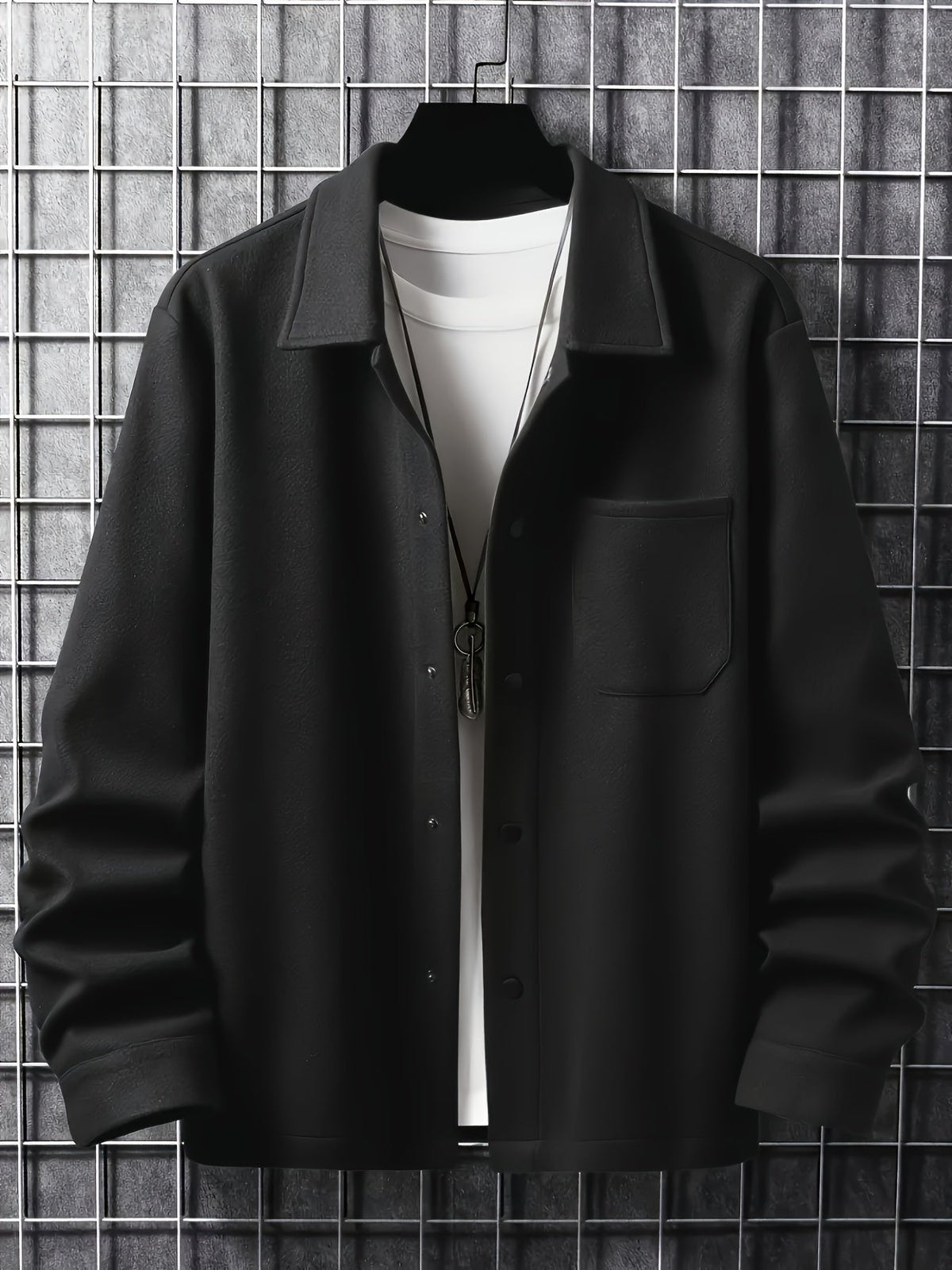 Montel Wool Snap Jacket