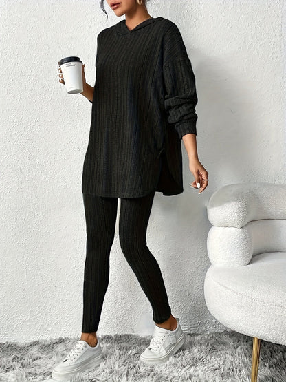 Camden Ribbed Knit Lounge Set