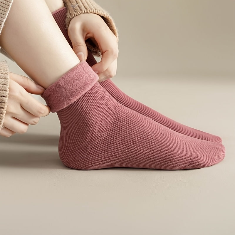Fleece Ribbed Sock Set