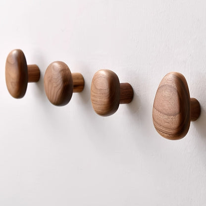 Pebble Wooden Hook Set
