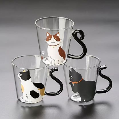 Feline Glass Mug