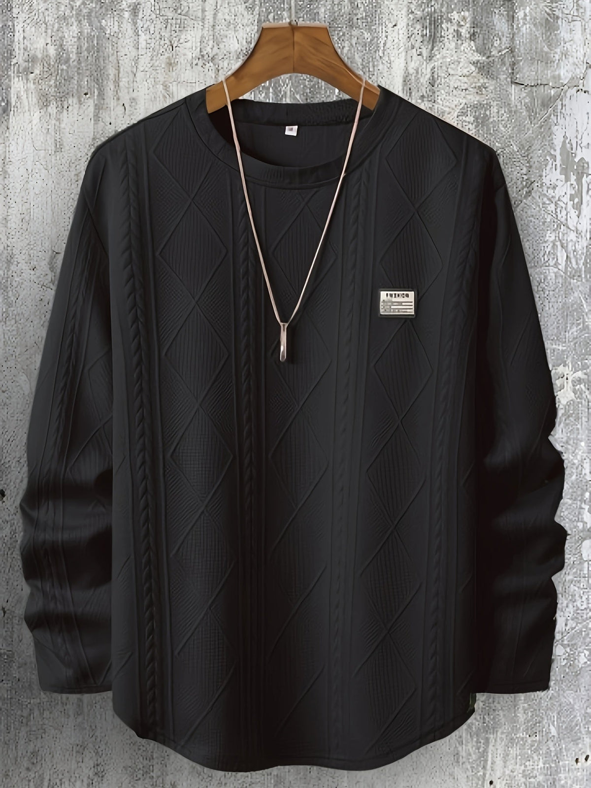 Verso Cable Knit Crewneck
