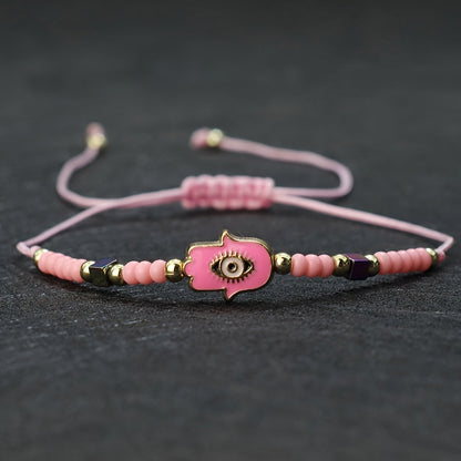 Royal Hamsa Rope Bracelet